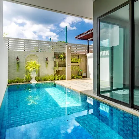 New Luxury Two Bedroom Private Swimming Pool Villa With Complete Supporting Facilities, Convenient For Travel 800 Meters To Kamala Beach H09 Exterior photo